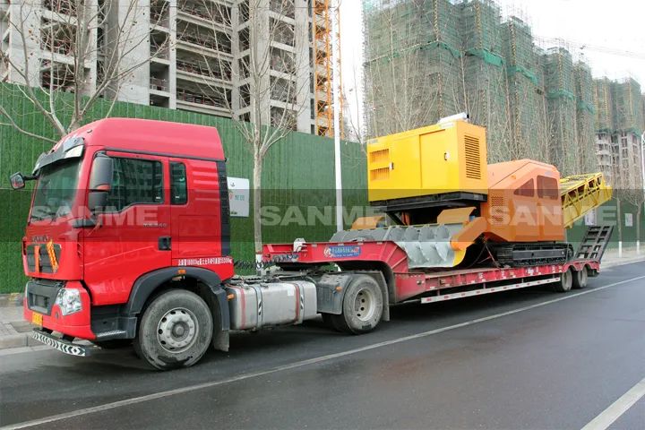顛覆傳統(tǒng)裝車(chē)方式，山美履帶式取料機(jī)助您實(shí)現(xiàn)降本增效、節(jié)能減排！