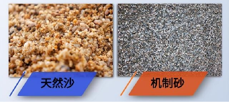機(jī)制砂與天然砂的區(qū)別是什么？上海山美為您解答